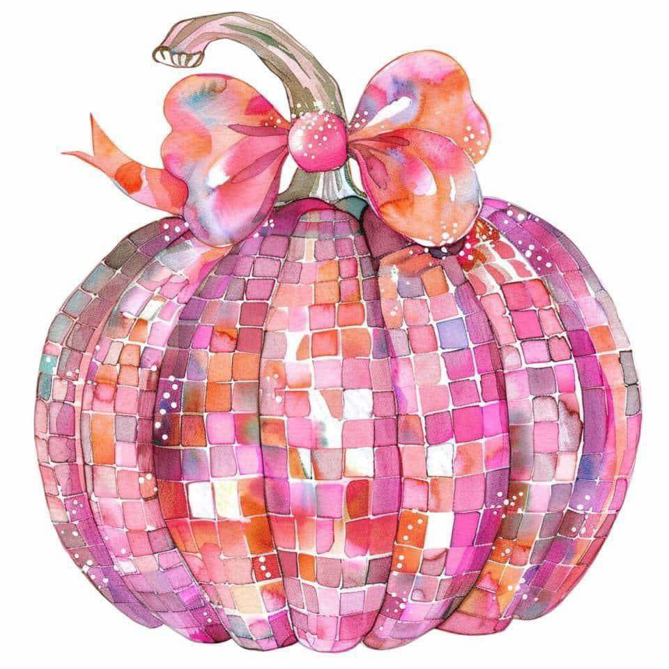 Pink Sparkle Pumpkin Shirt