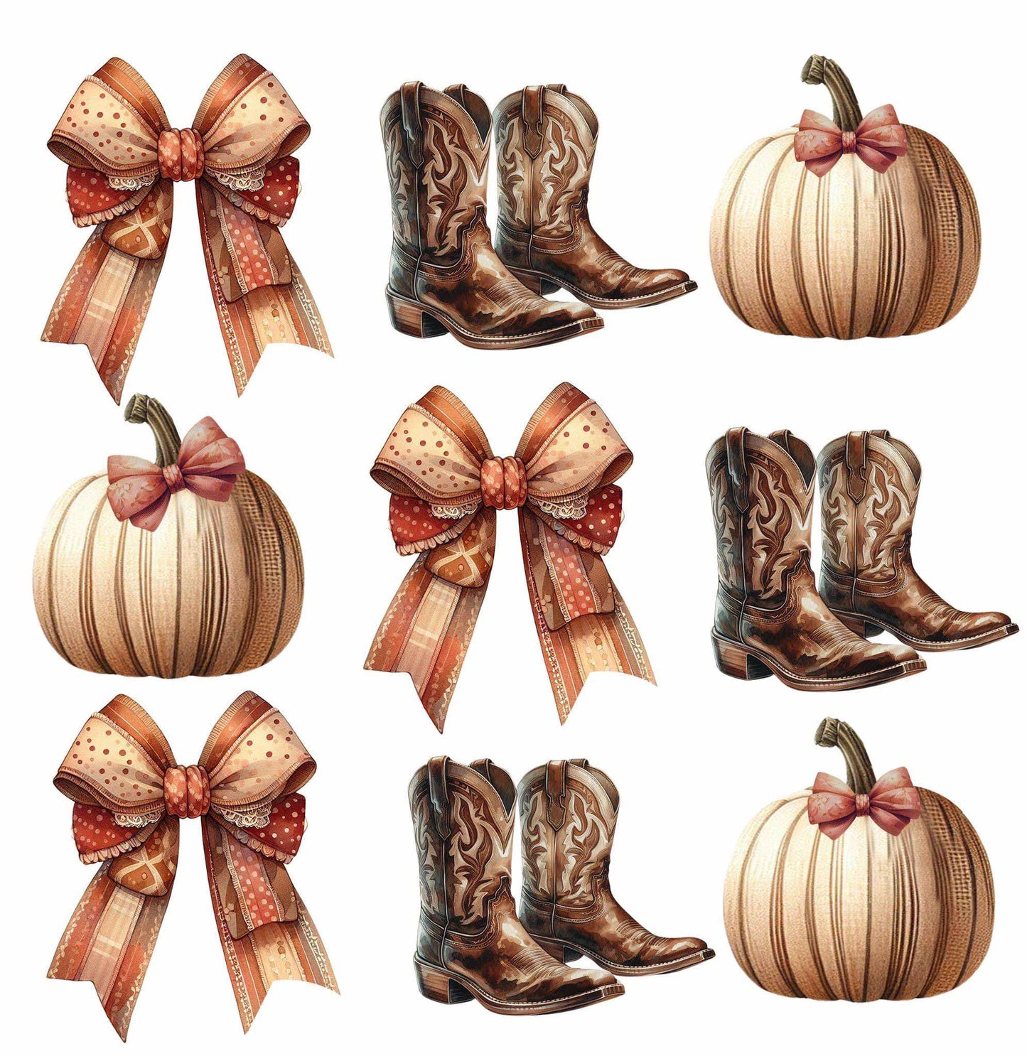 Bow, Pumpkin & Boots Shirt