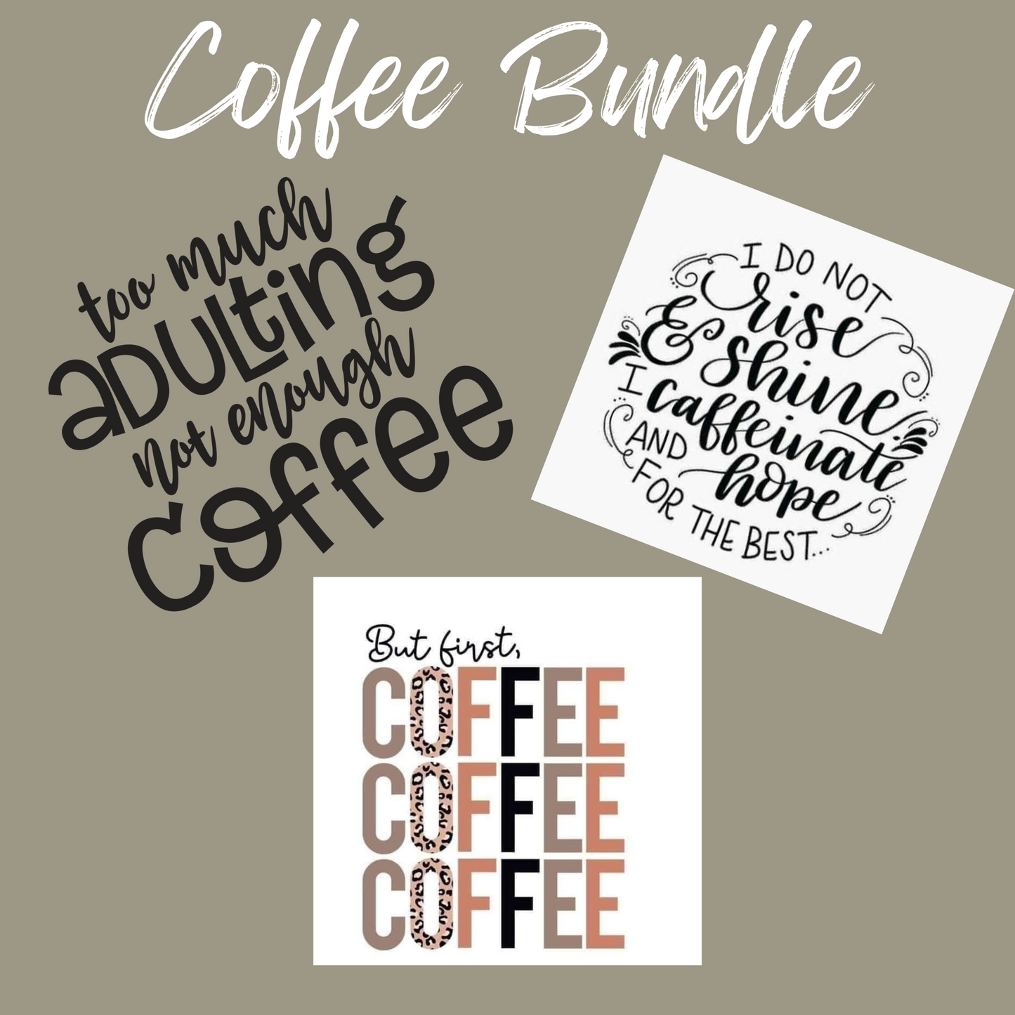 Coffee T-Shirt Bundle