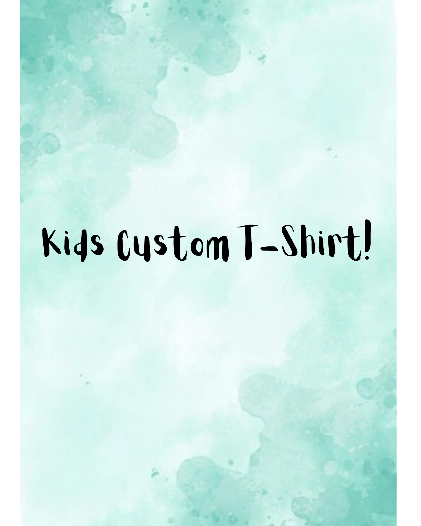 Kids Custom T-Shirt