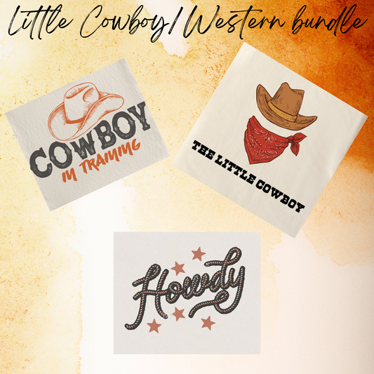 Little Cowboy/Western T-Shirt Bundle