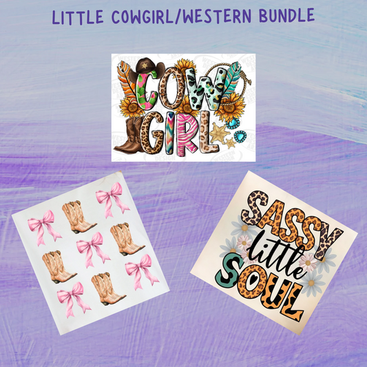 Little Cowgirl/Western T-Shirt Bundle