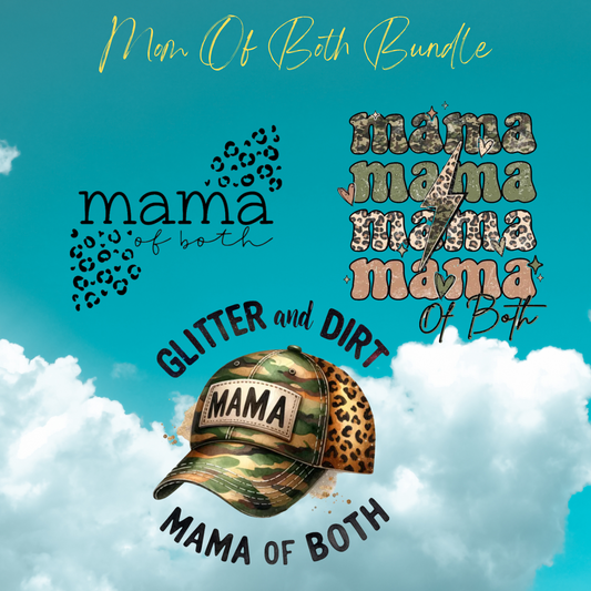 Mom Of Both T-Shirt Bundle