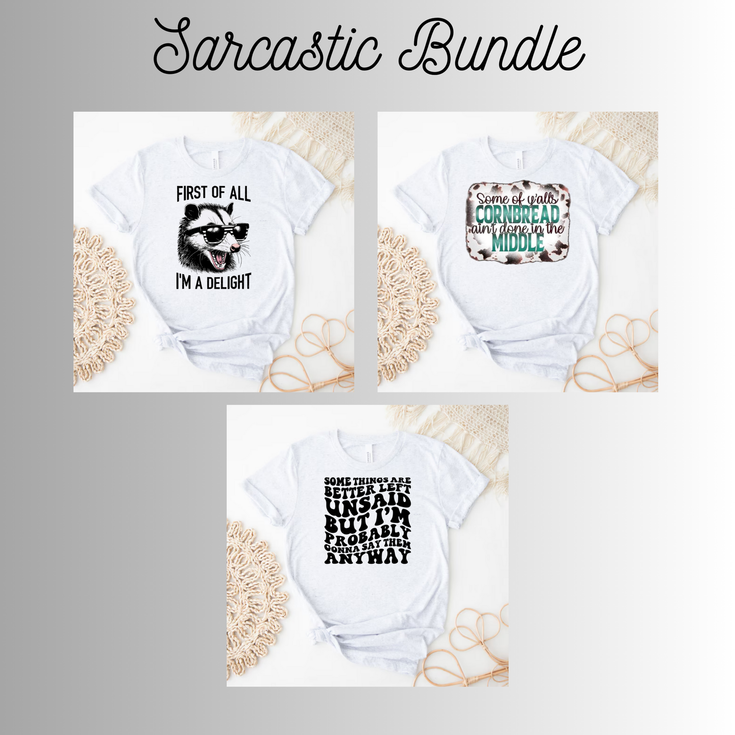 Sarcastic T-Shirt Bundle