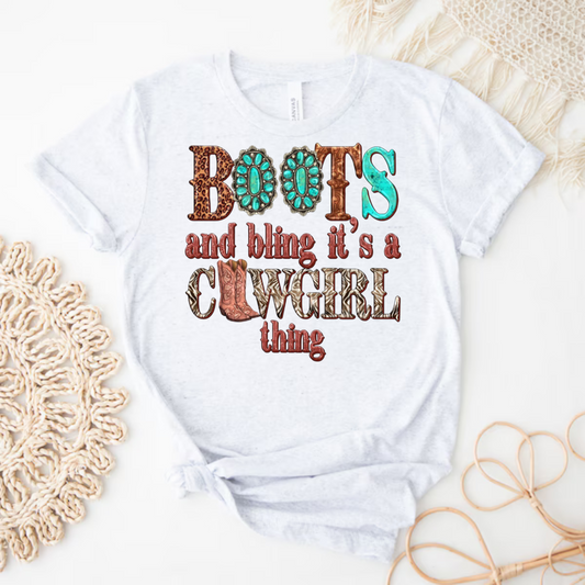 Boots And Bling Crewneck