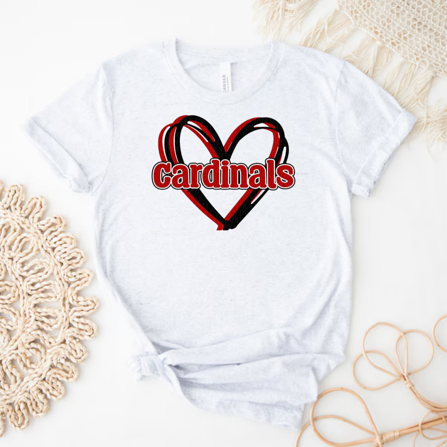 Heart Cardinals Shirt