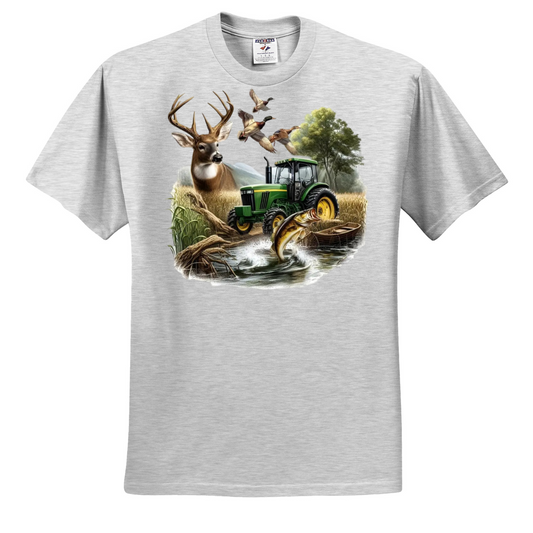 Deer Tractor Shirt