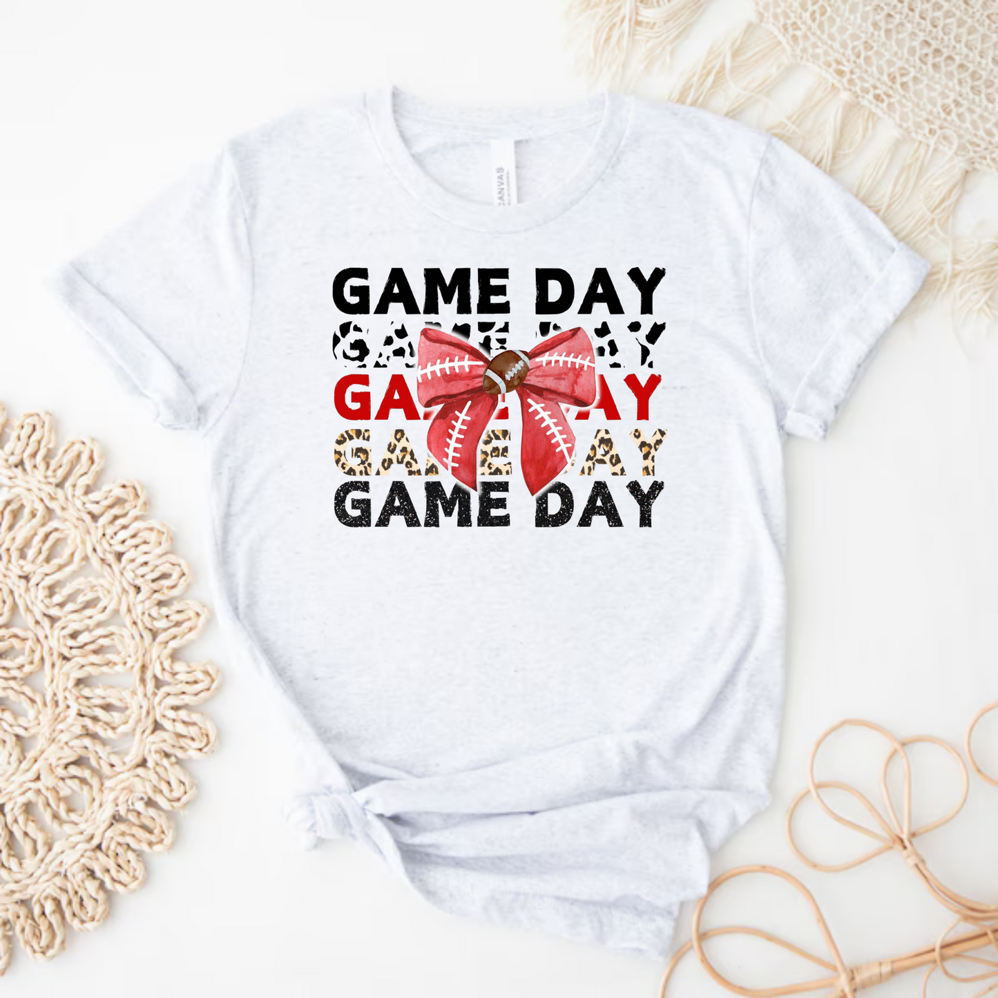 Game Day Bow Design Shirt