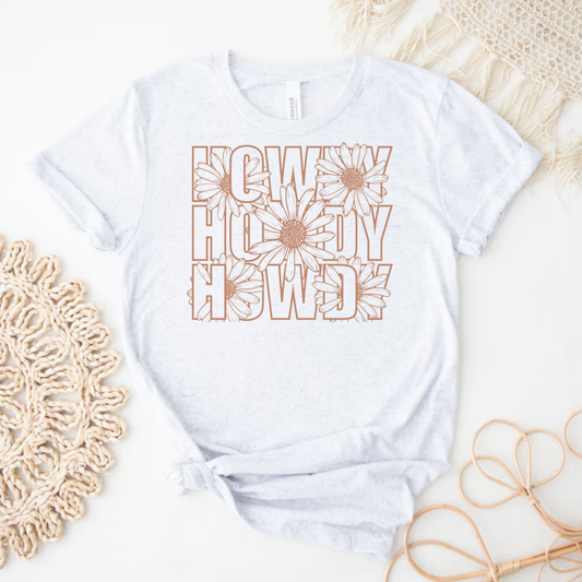 Howdy Sunflower Shirt