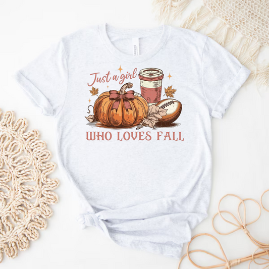 Just A Girl Who Loves Fall Shirt