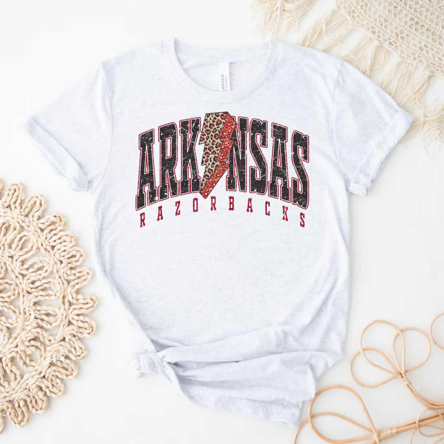 Arkansas Razorbacks Lightning Bolt Shirt