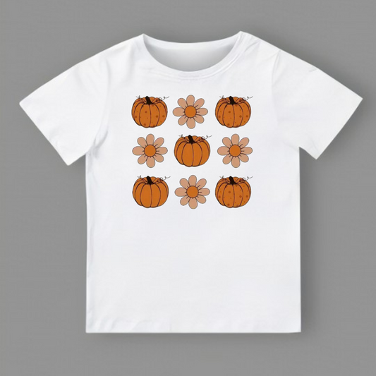 Pumpkin & Flower Tee