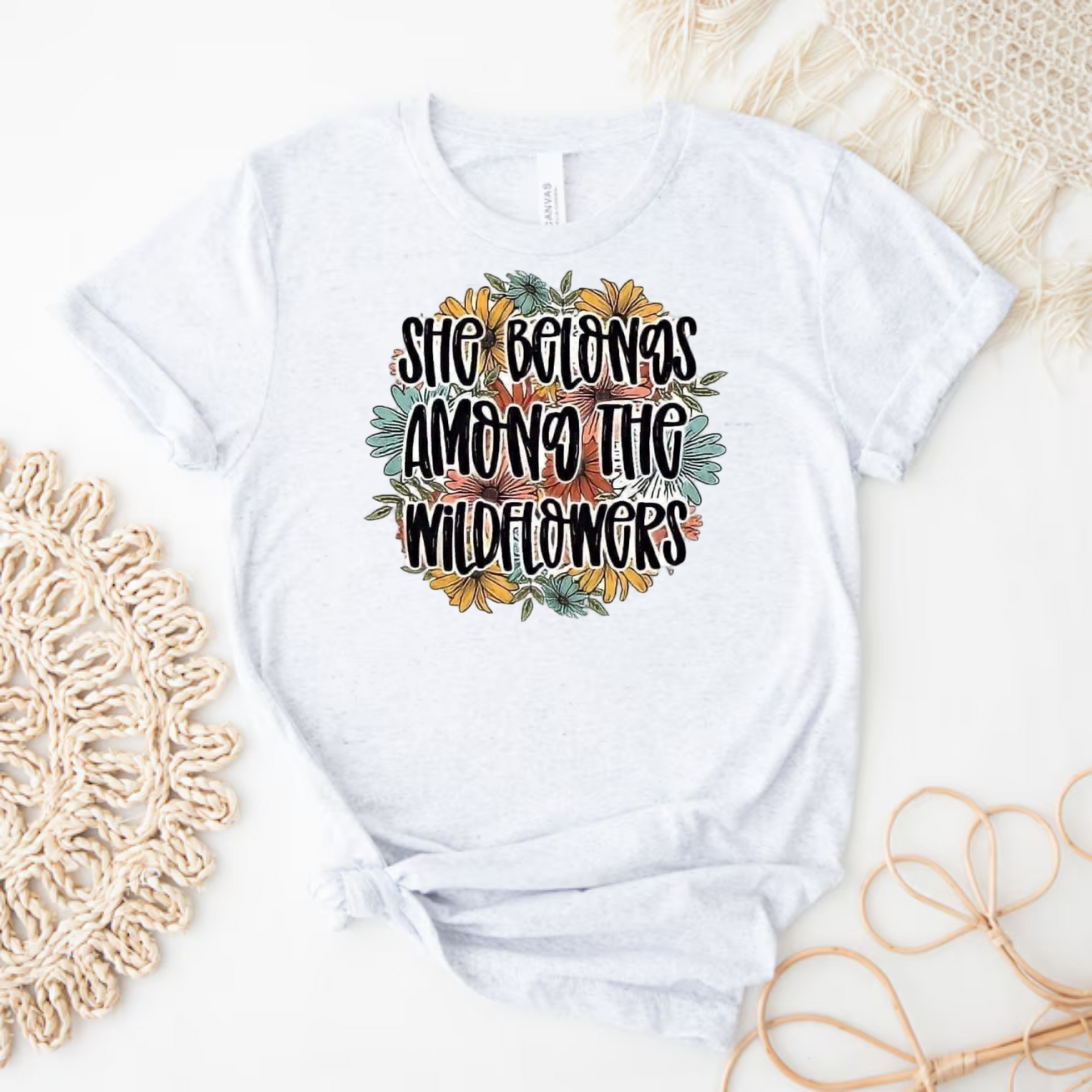 She Belongs Among The Wildflowers Shirt