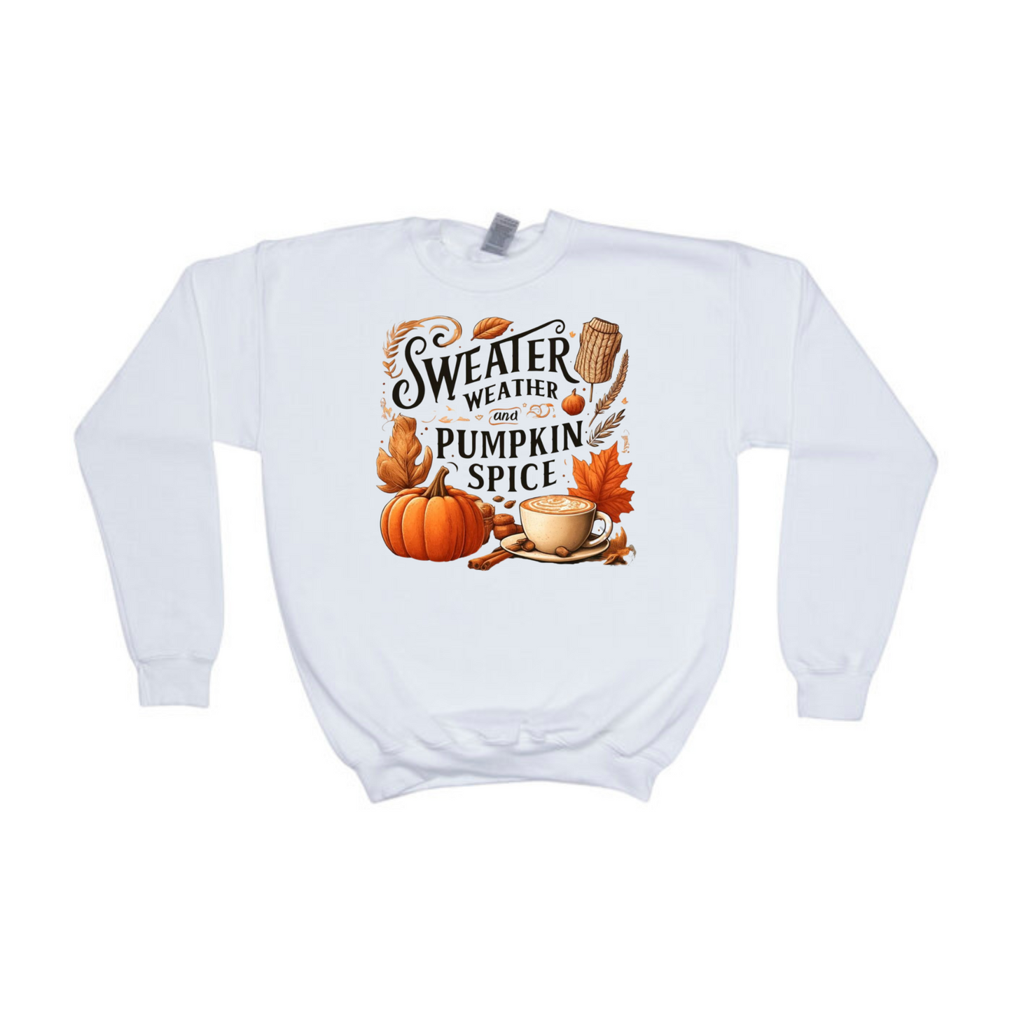 Sweater Weather & Pumpkin Spice Crewneck