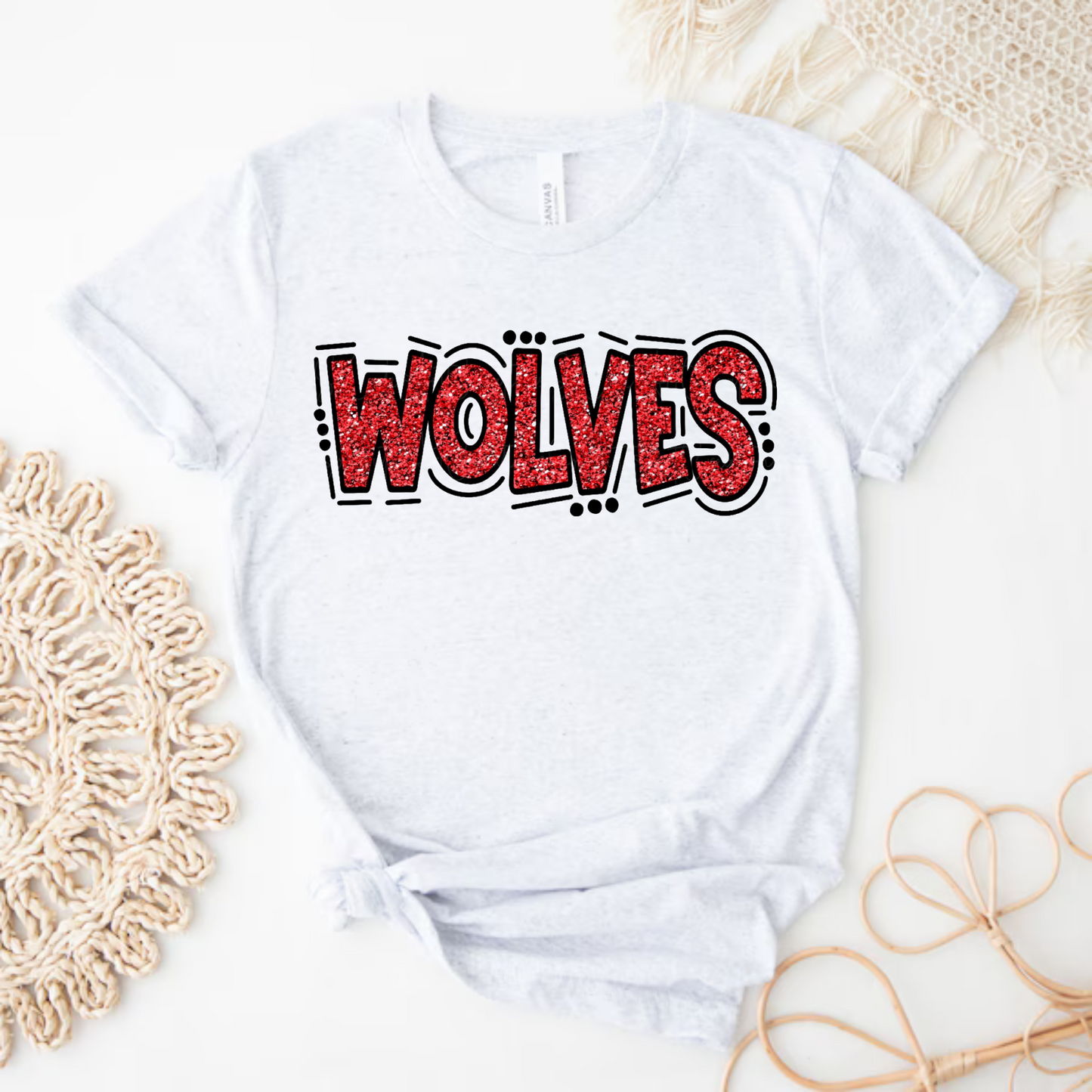 Red Wolves Sparkle Shirt